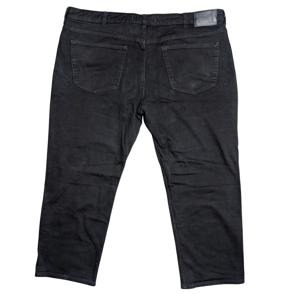Denver Hayes Sz. 46 Black Straight Leg Cotton Denim Jeans Big‎ Tall